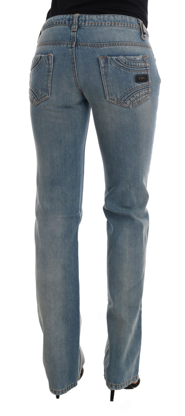 Costume National Blue Wash Cotton Classic Women's Jeans