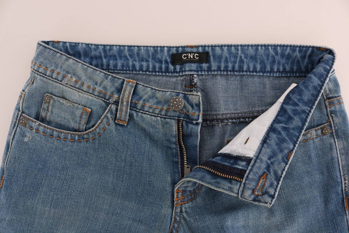 Costume National Blue Wash Cotton Classic Women's Jeans