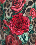 Dolce & Gabbana Multicolor Silk Maxi Evening Women's Dress
