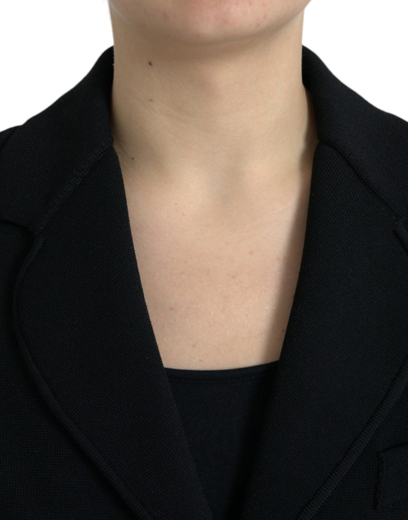 Dolce & Gabbana Elegant Black Designer Blazer for Women's Women