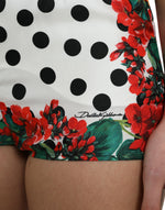 Dolce & Gabbana Multicolor Silk High Waist Hot Women's Pants