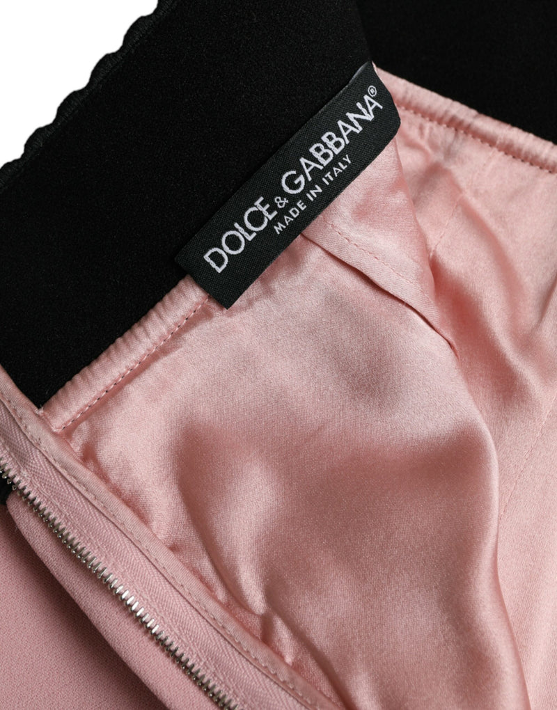 Dolce & Gabbana Elegant High Waist Pencil Skirt in Women's Pink