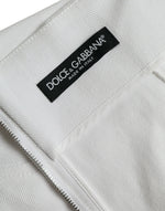 Dolce & Gabbana Embroidered High Waist Mini Women's Skirt