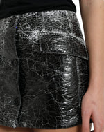 Dolce & Gabbana Elegant High Waist Mini Skirt in Women's Black