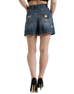 Dolce & Gabbana Chic High Waist Denim Hot Pants Women's Shorts