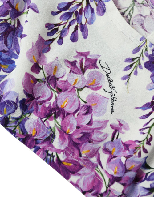 Dolce & Gabbana Elegant Floral Cropped Women's Top