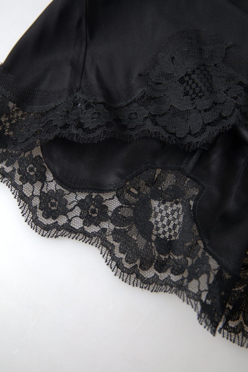Dolce & Gabbana Elegant Black Silk Blend Women's Camisole