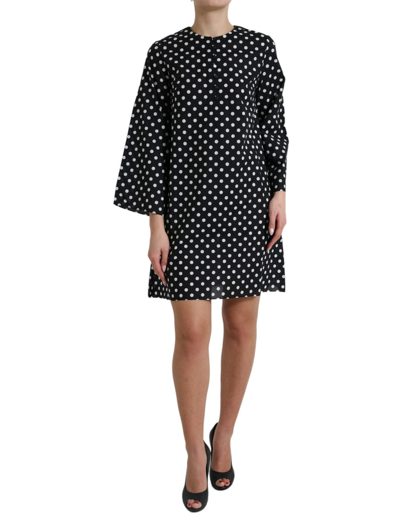 Dolce & Gabbana Elegant Polka Dot Shift Mini Women's Dress