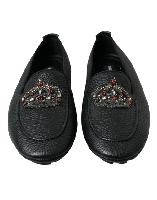Dolce & Gabbana Dazzling Crystal-Embellished Men's Loafers