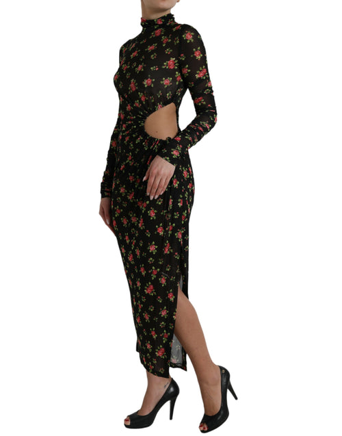 Dolce & Gabbana Elegant Floral Sheath Women's Dress