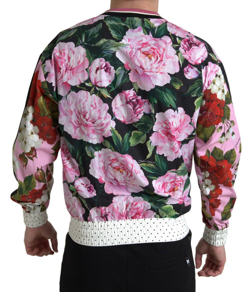 Dolce & Gabbana Floral Extravagance Crewneck Men's Sweater
