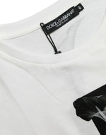 Dolce & Gabbana Elegant Monochrome Crew Neck Women's T-Shirt