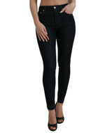 Dolce & Gabbana Sleek Mid-Waist Stretch Denim Women's Jeans