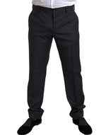 Dolce & Gabbana Elegant Black Two-Piece Slim Fit Men's Suit