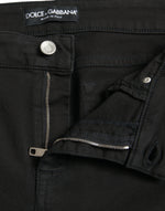 Dolce & Gabbana Chic Black Mid Waist Denim Women's Jeans