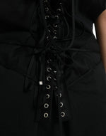 Dolce & Gabbana Elegant Black Round Neck Tank Women's Top