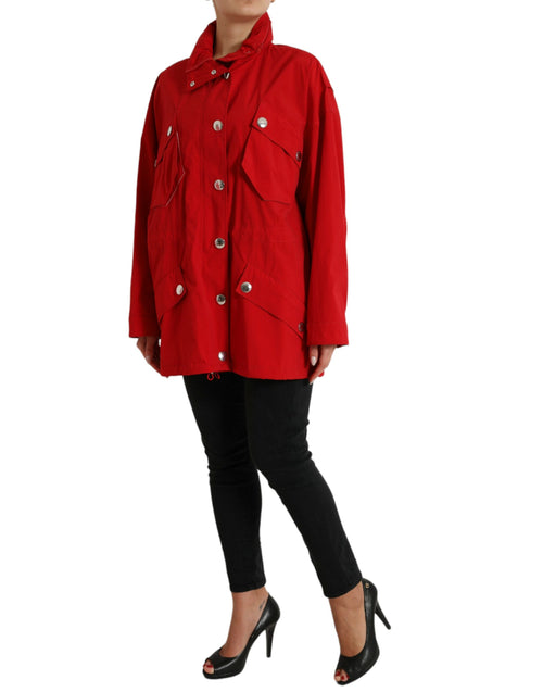 Dolce & Gabbana Elegant Red Long Sleeve Women's Jacket