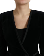 Dolce & Gabbana Elegant Double Breasted Cotton-Silk Women's Blazer
