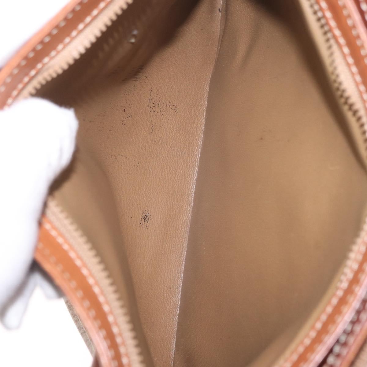 Celine Tote Canvas Beige Canvas Tote Bag Bag (Pre-Owned)