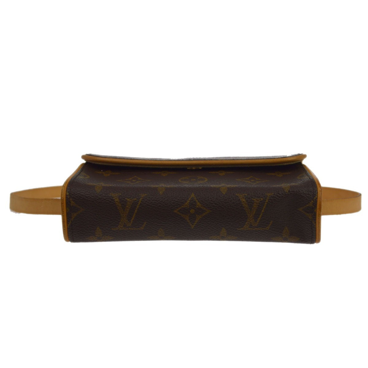 Louis Vuitton Florentine Pochette Canvas Brown Canvas Clutche & Pouche Bag (Pre-Owned)