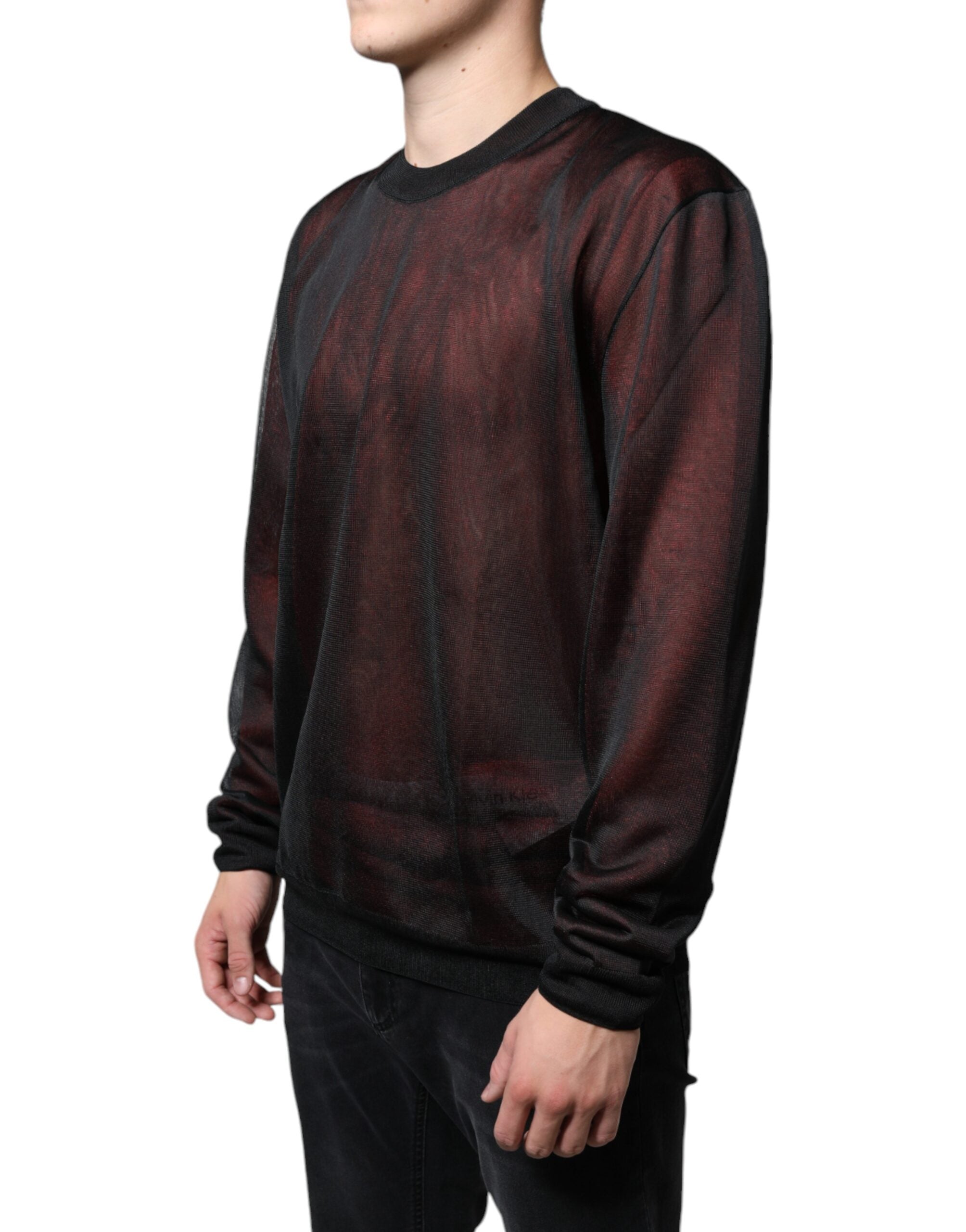 Dolce & Gabbana Brown Polyester Pullover Sweatshirt Men's Sweater (Pre-Owned)