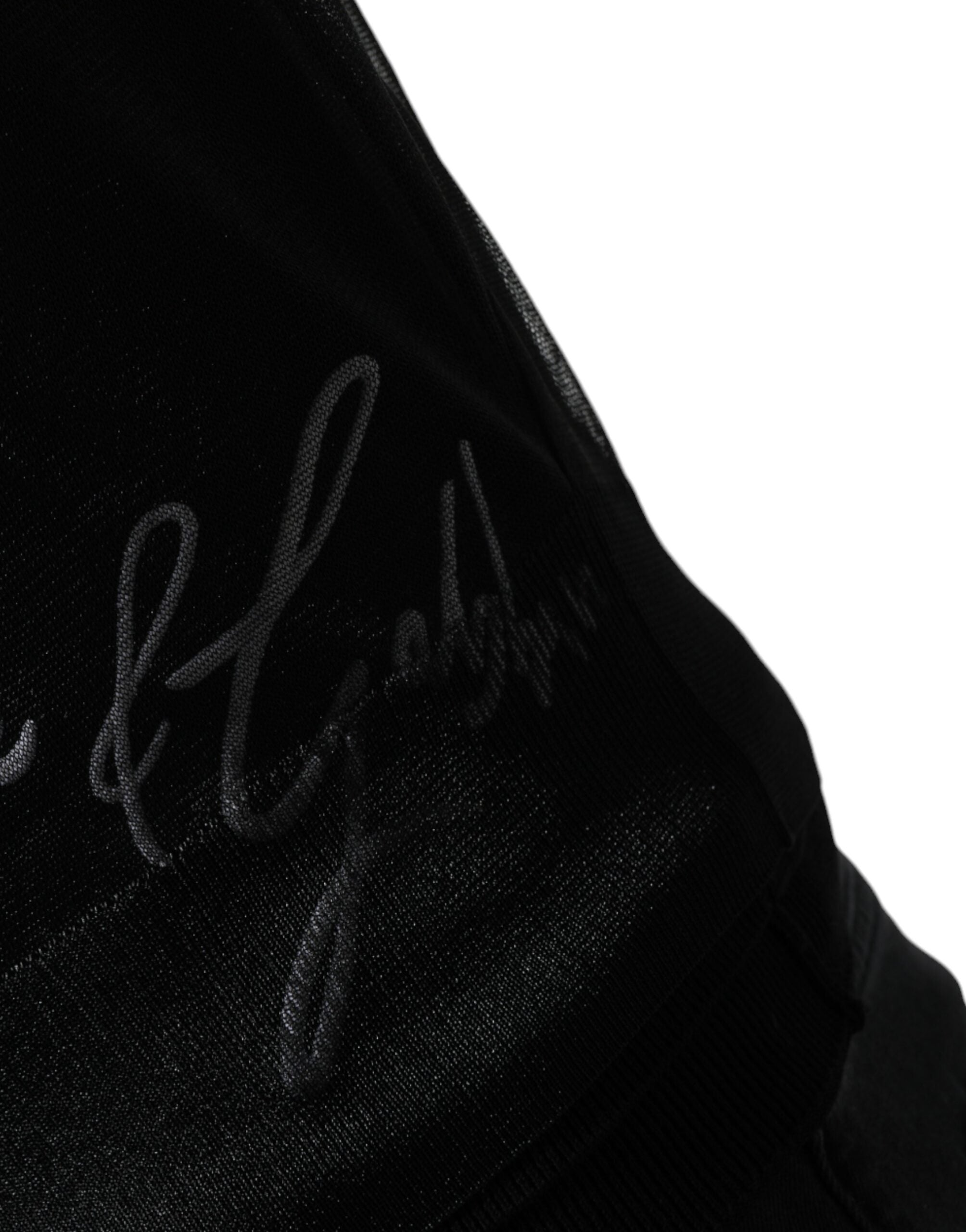 Dolce & Gabbana Black Polyester Pullover Sweatshirt Men's Sweater (Pre-Owned)