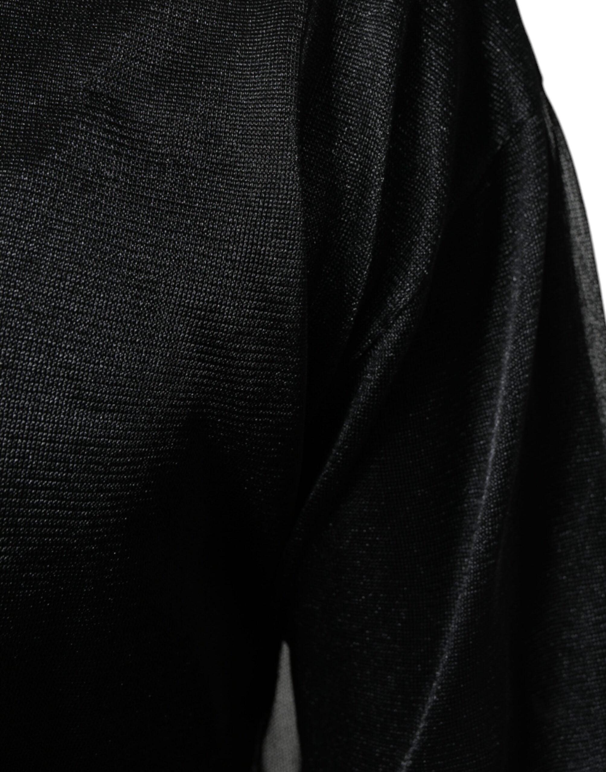 Dolce & Gabbana Black Polyester Pullover Sweatshirt Men's Sweater (Pre-Owned)