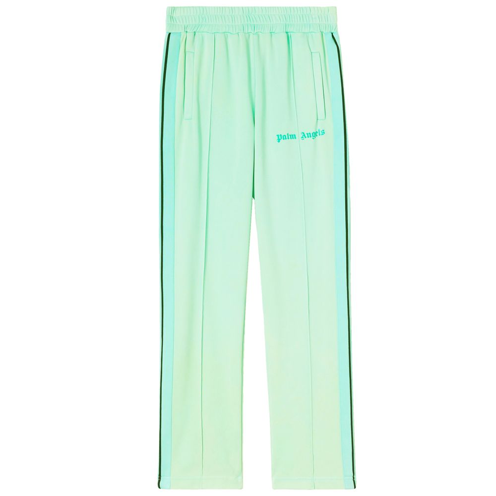 Palm Angels Green Nylon Jeans & Men's Pant