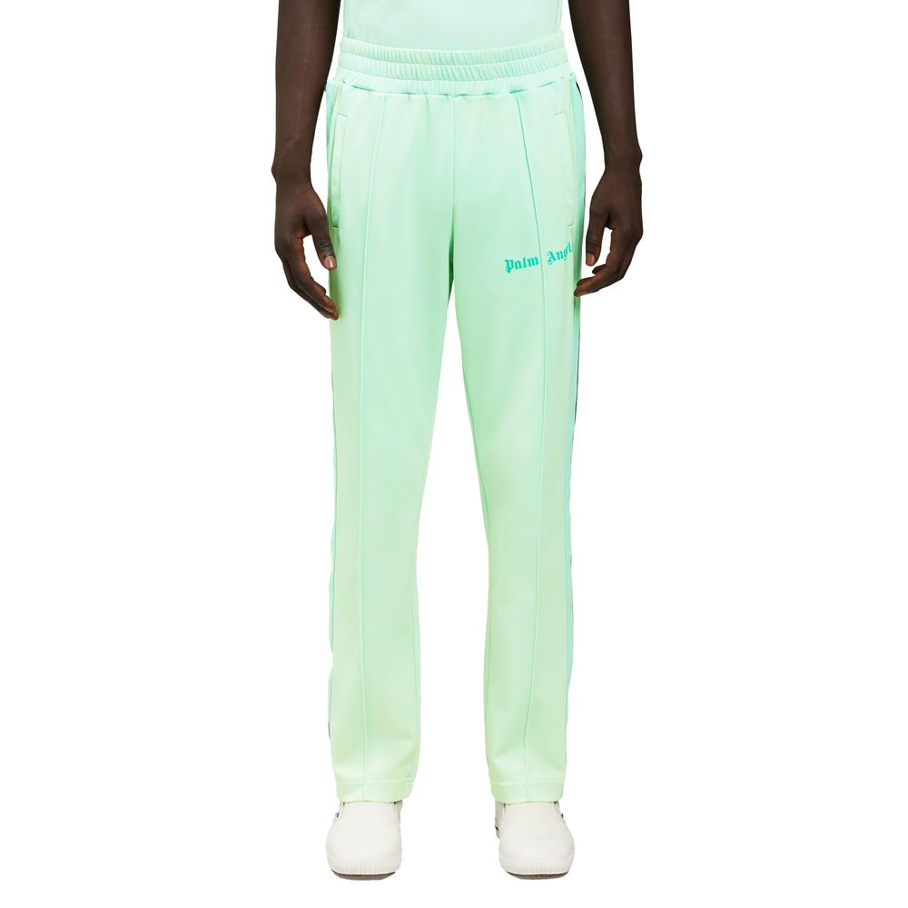 Palm Angels Green Nylon Jeans & Men's Pant