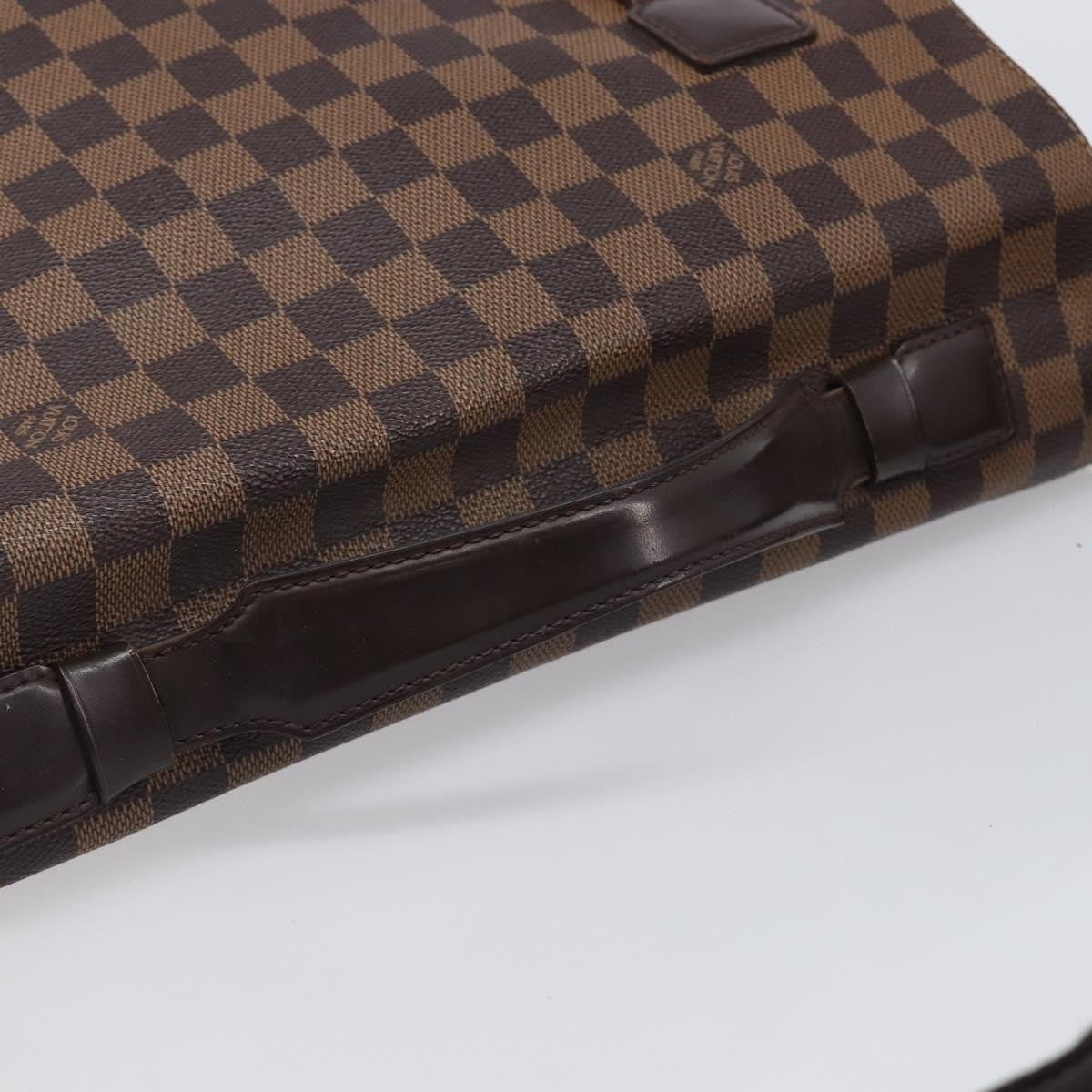 Louis Vuitton Broadway Damier Ebene Brown Canvas Shoulder Bag Bag (Pre-Owned)