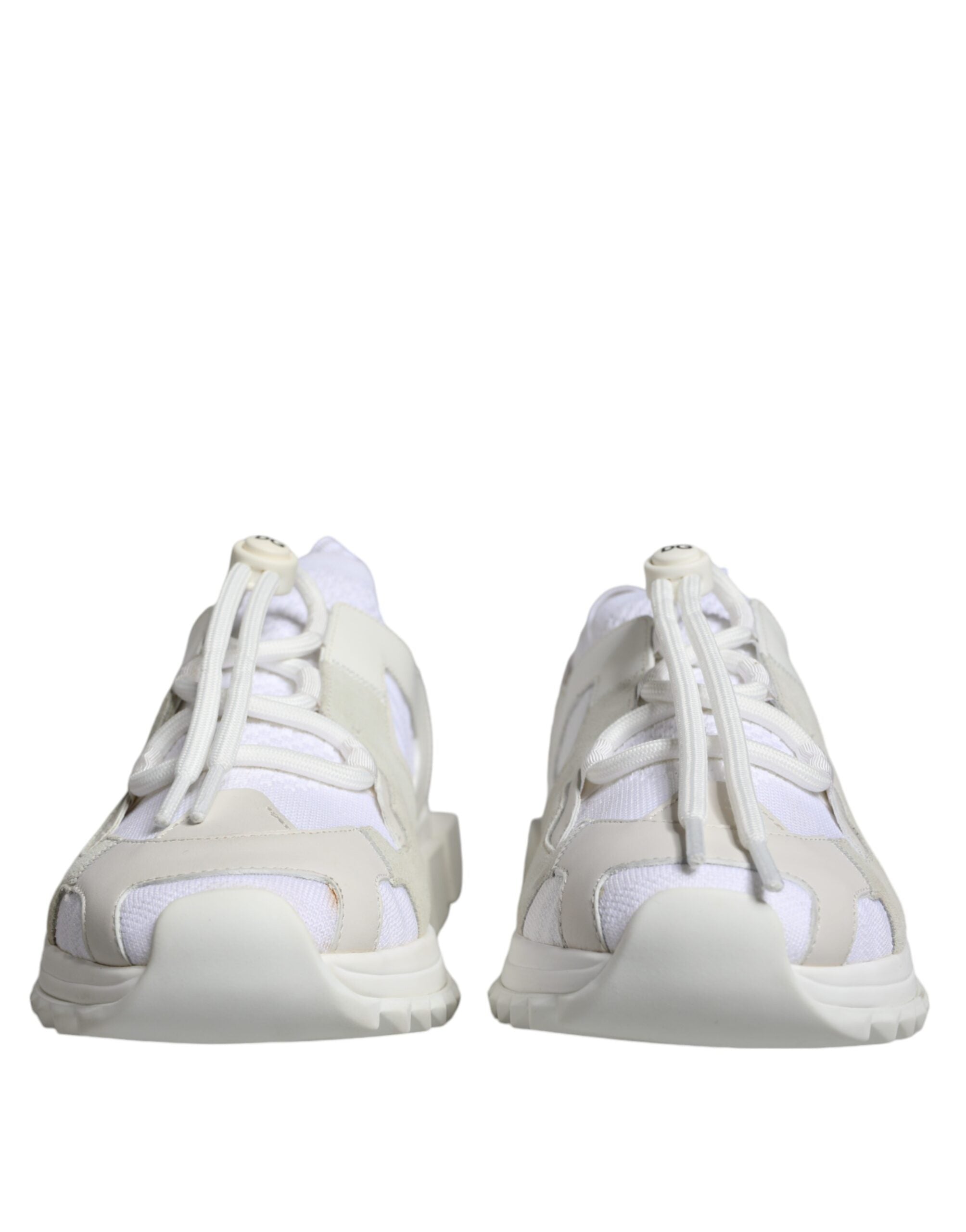 Dolce & Gabbana White Mesh Sorrento Trekking Sneakers Women's Shoes