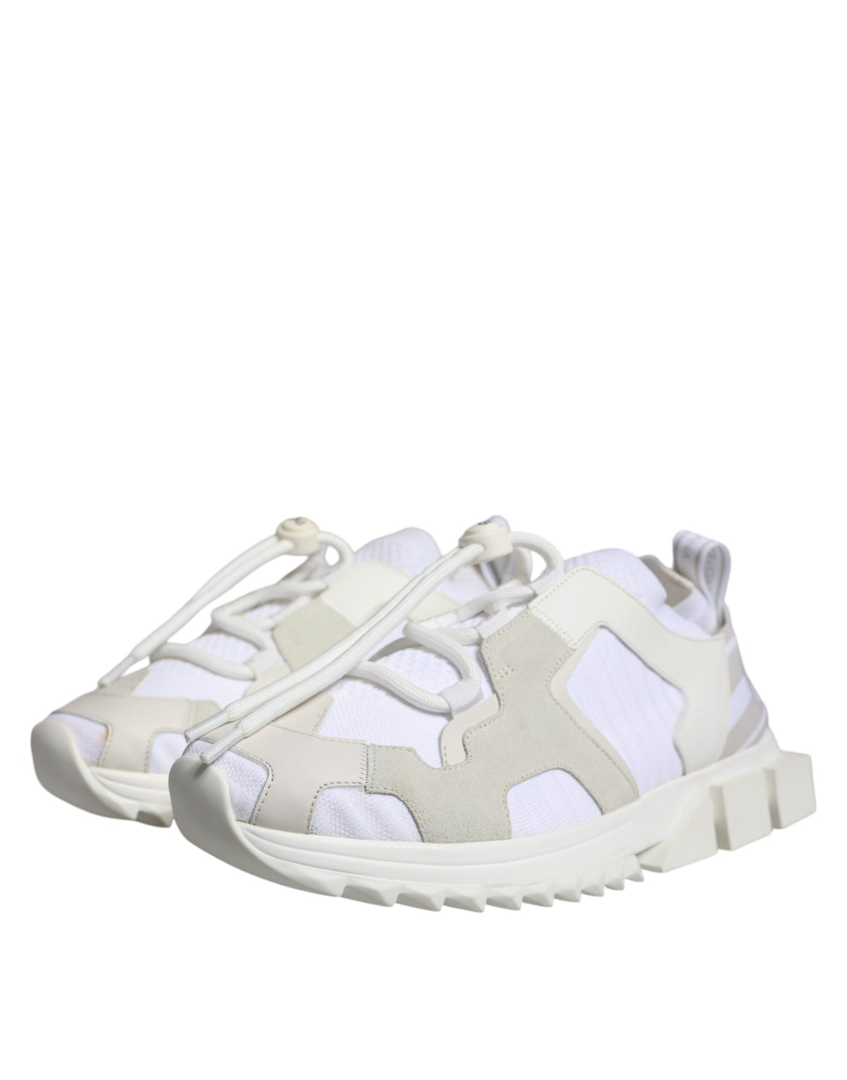 Dolce & Gabbana White Mesh Sorrento Trekking Sneakers Women's Shoes (Pre-Owned)