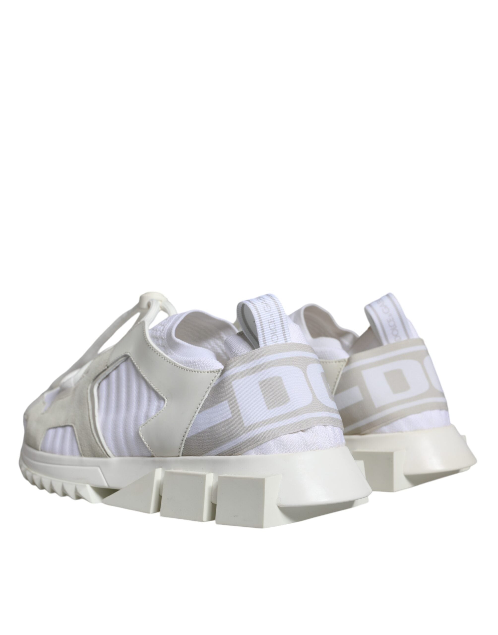 Dolce & Gabbana White Mesh Sorrento Trekking Sneakers Women's Shoes