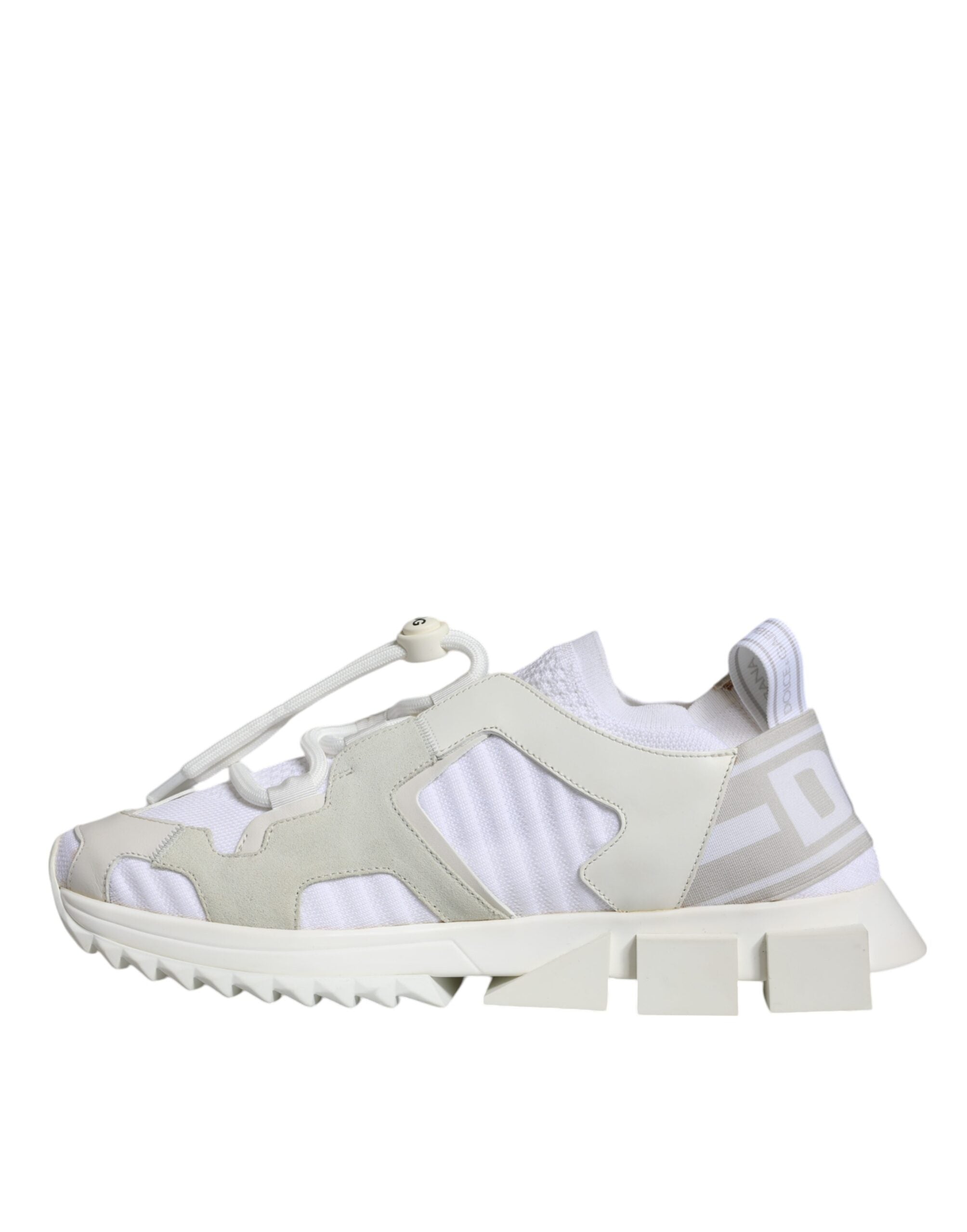 Dolce & Gabbana White Mesh Sorrento Trekking Sneakers Women's Shoes