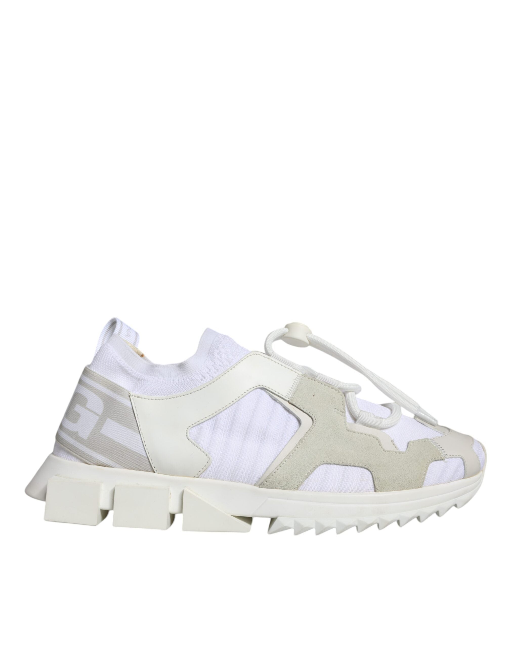 Dolce & Gabbana White Mesh Sorrento Trekking Sneakers Women's Shoes