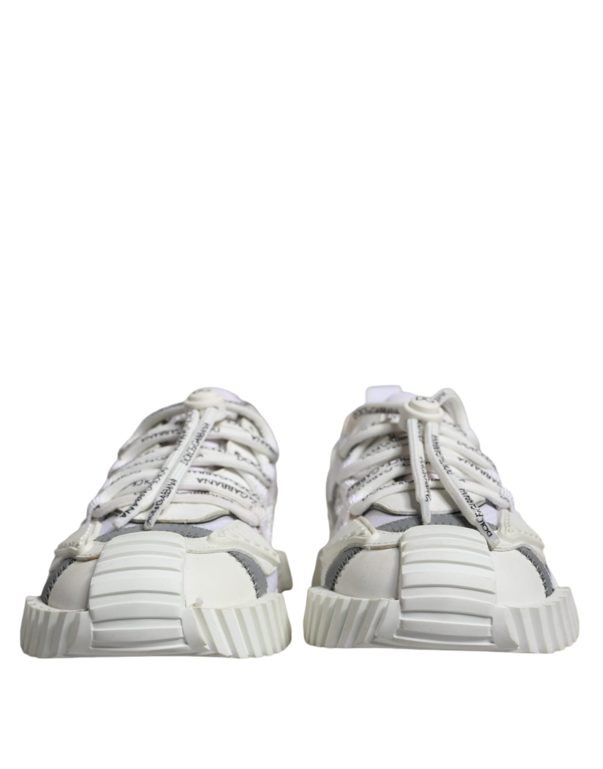 Dolce & Gabbana White Lace Up Low Top NS1 Sneakers Men's Shoes (Pre-Owned)