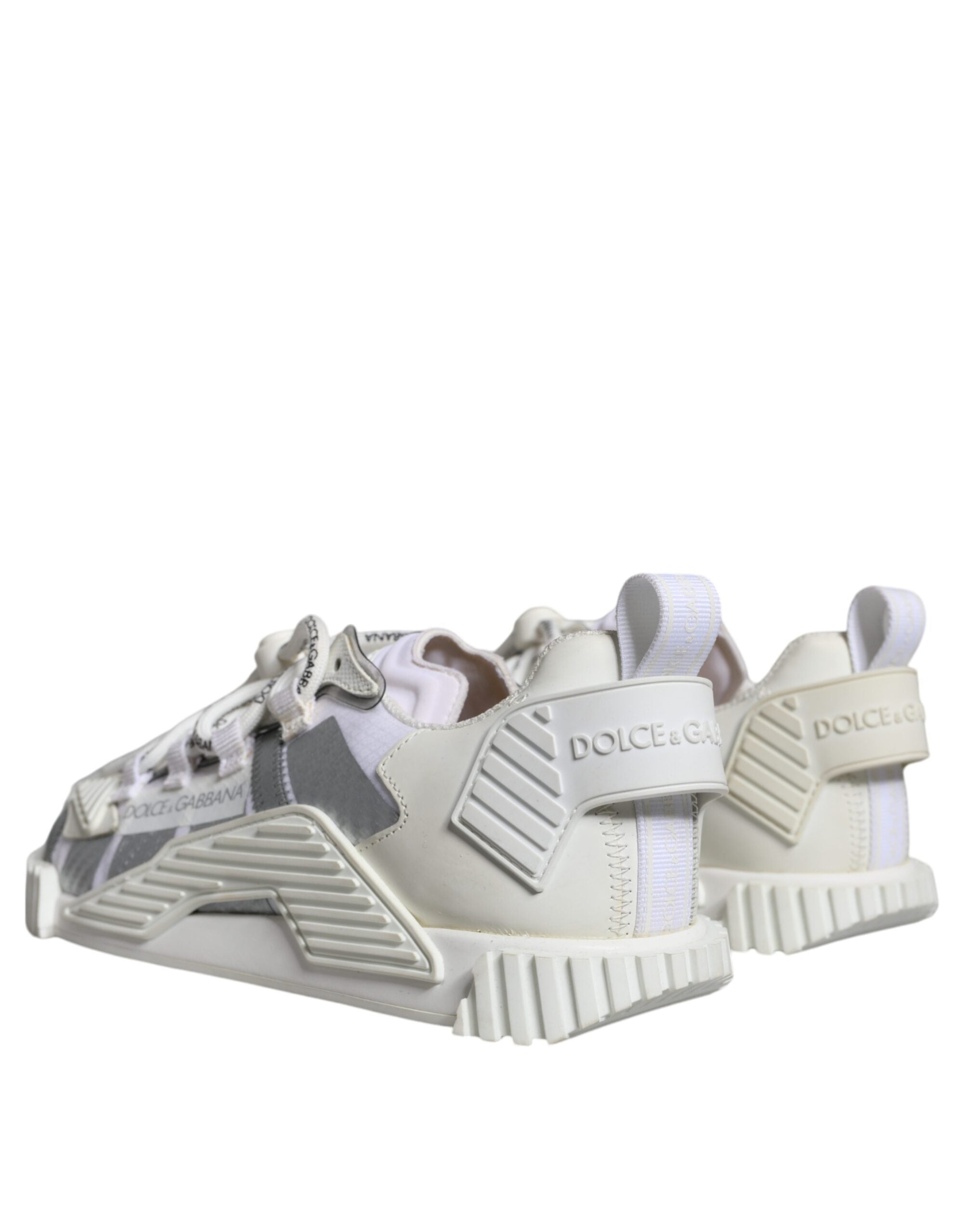 Dolce & Gabbana White Lace Up Low Top NS1 Sneakers Men's Shoes (Pre-Owned)