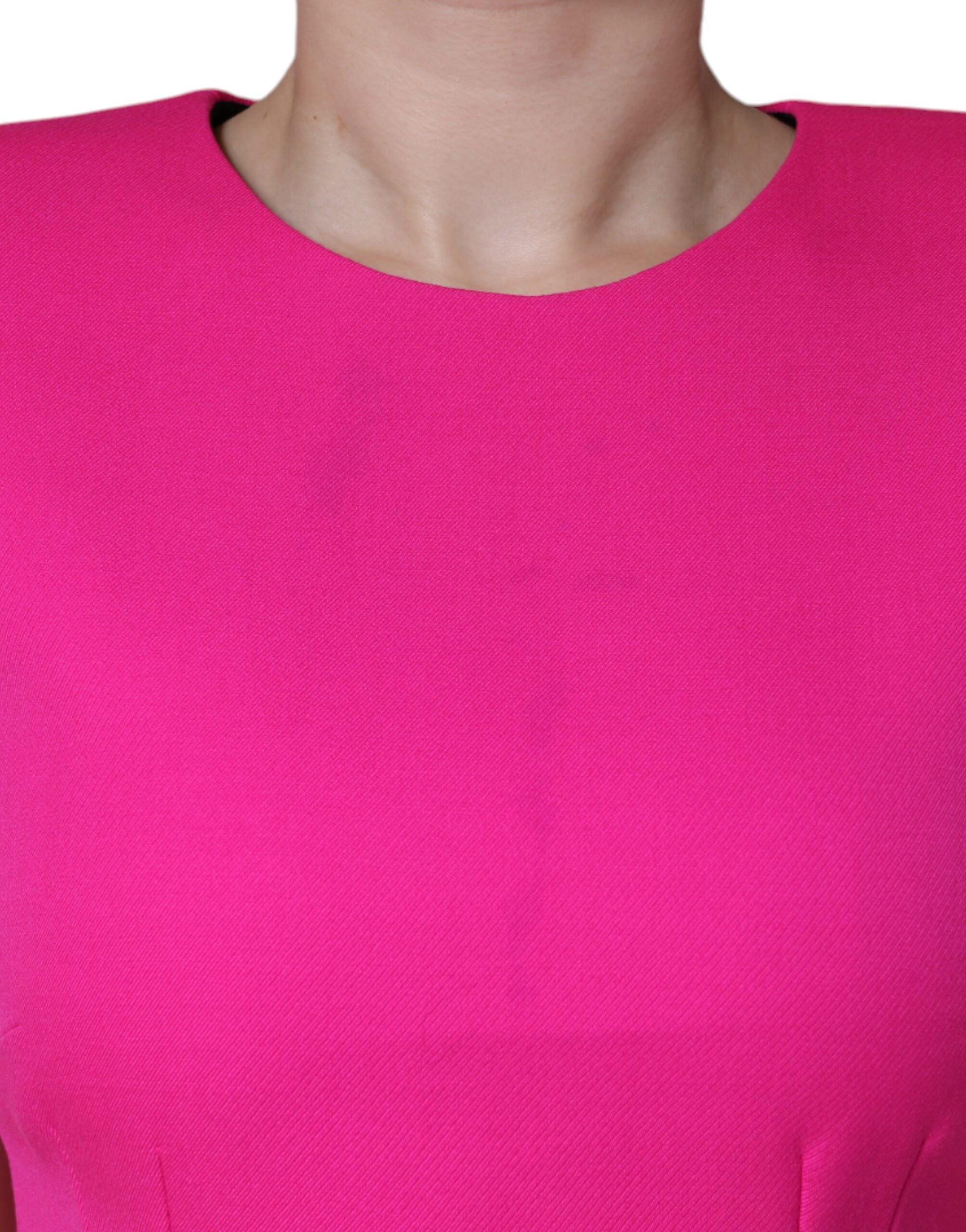 Dolce & Gabbana Pink Sleeveless Bodycon A-line Mini Women's Dress (Pre-Owned)