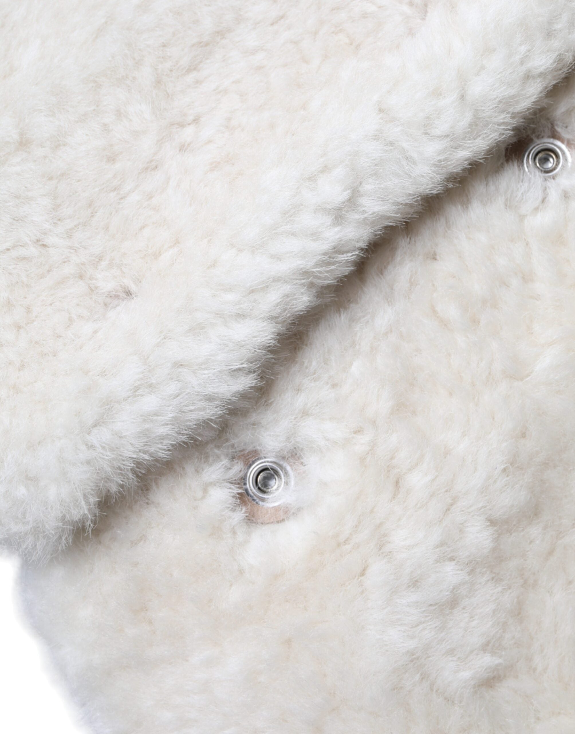 Burberry White WARRENFORD Shearling Leather Vest Coat Women's Jacket