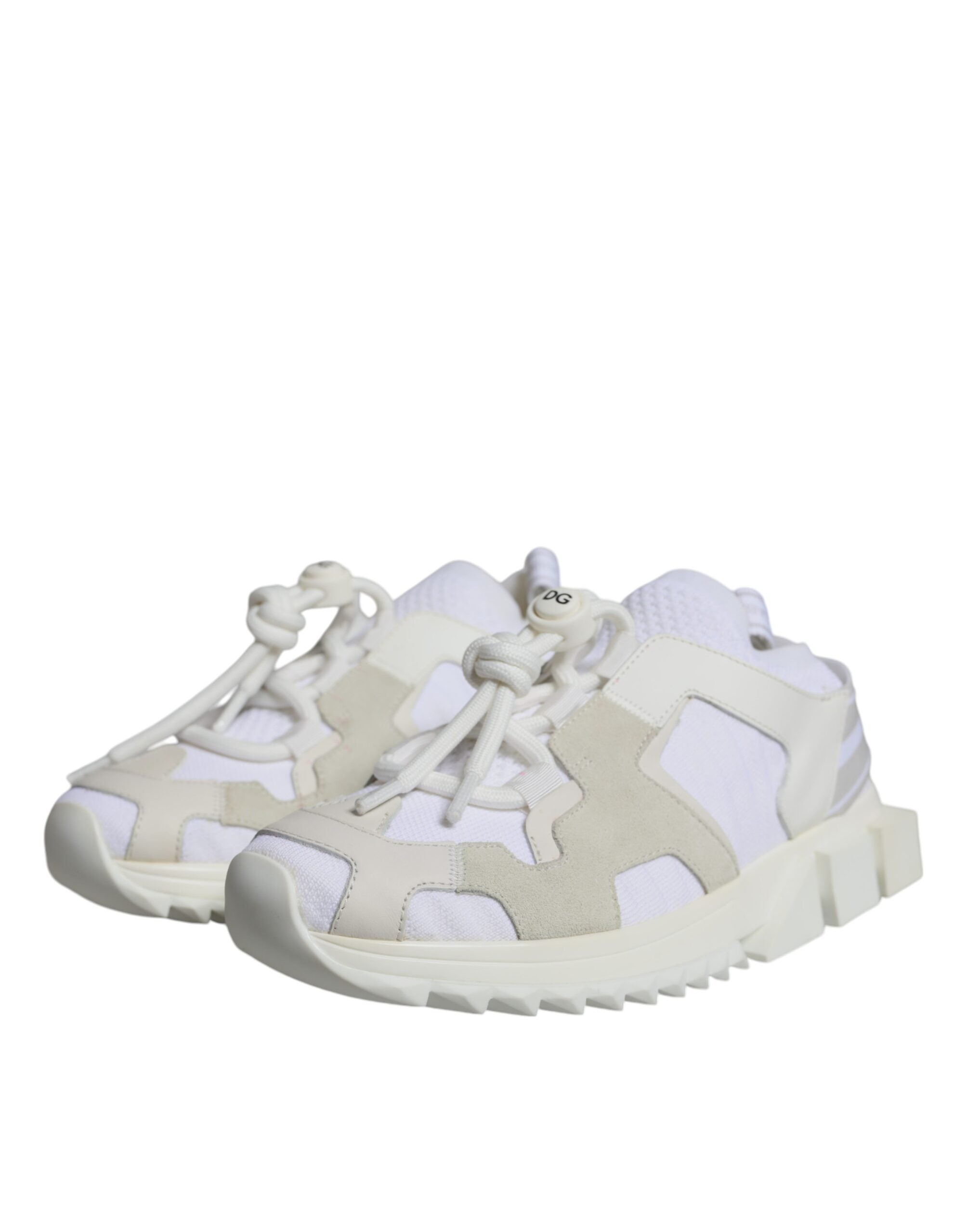 Dolce & Gabbana White Mesh Sorrento Trekking Sneakers Women's Shoes (Pre-Owned)