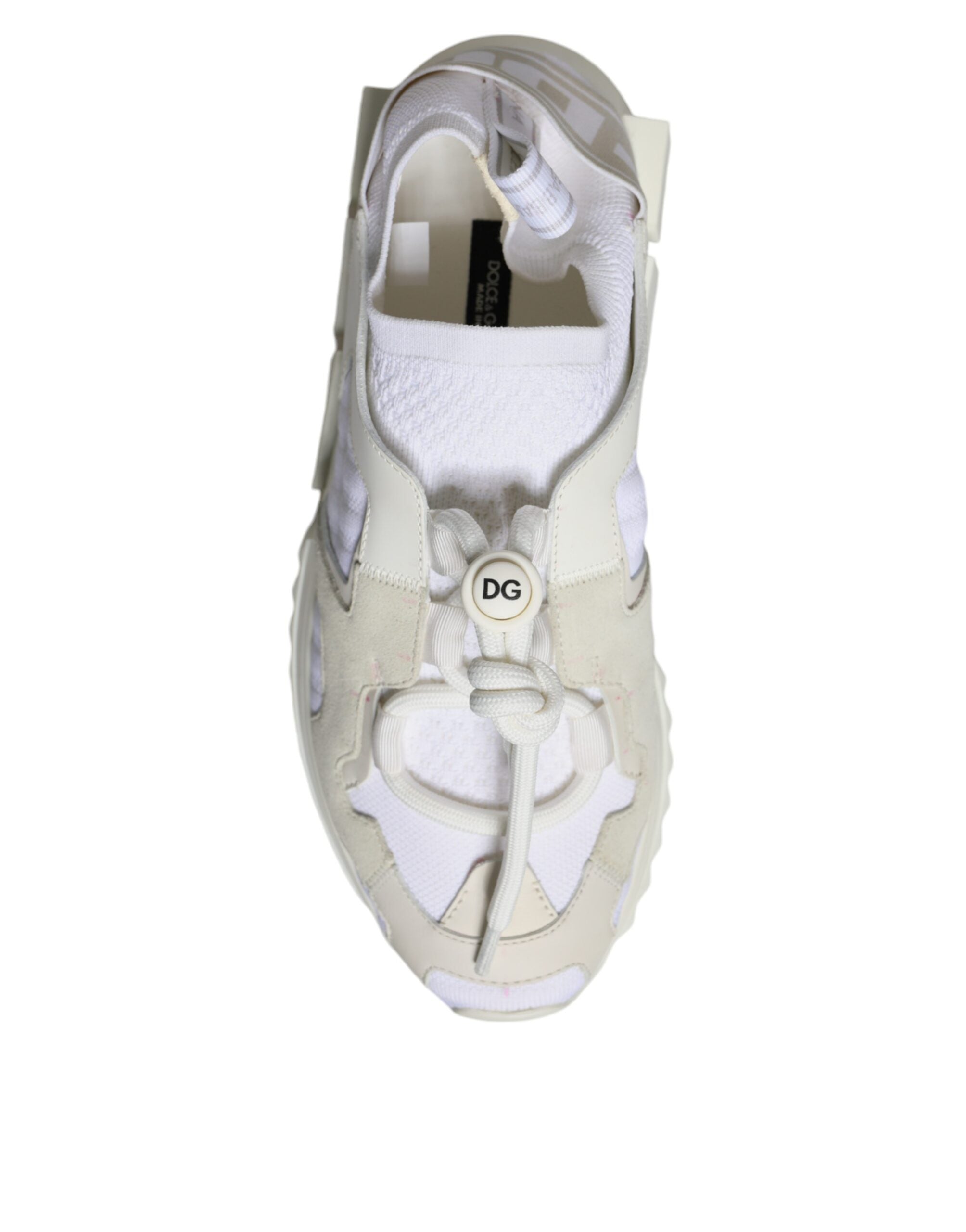 Dolce & Gabbana White Mesh Sorrento Trekking Sneakers Women's Shoes (Pre-Owned)