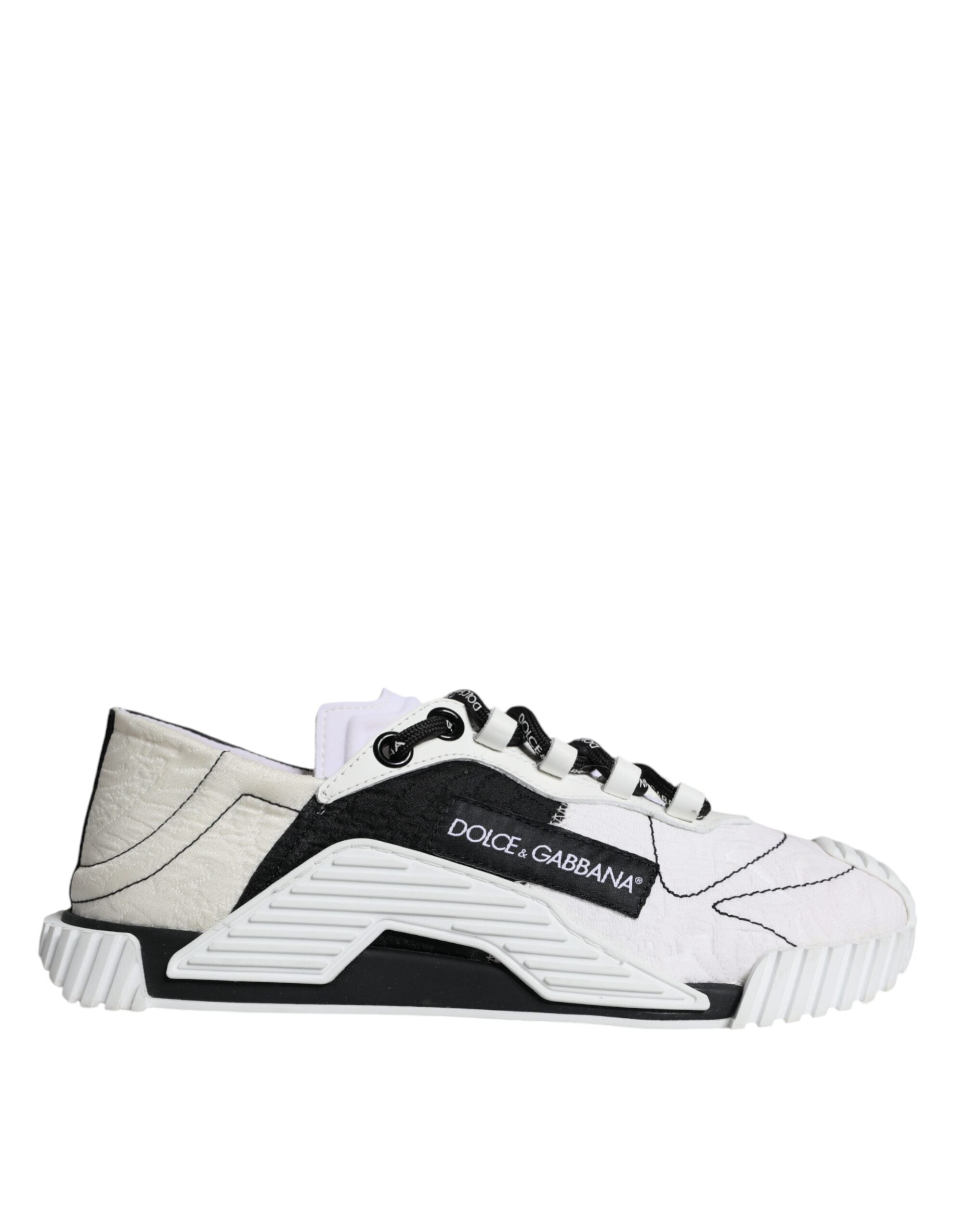 Dolce & Gabbana White Black Low Top NS1 Sneakers Women's Shoes (Pre-Owned)