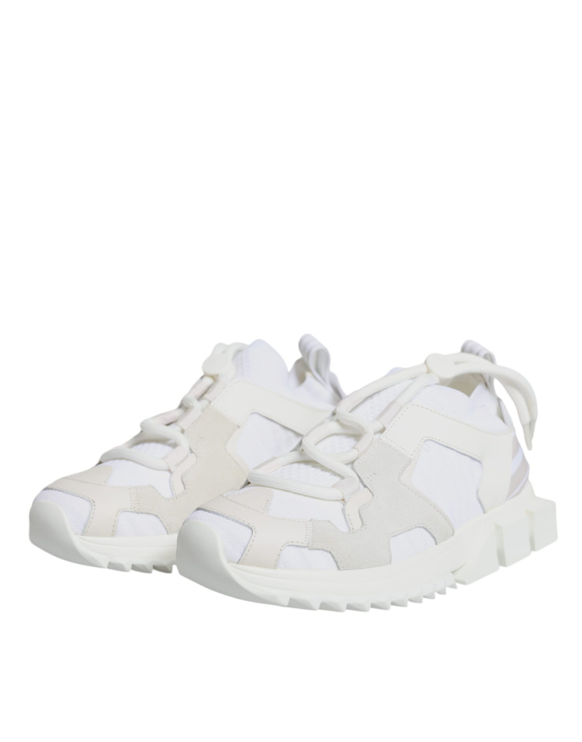 Dolce & Gabbana White Mesh Sorrento Trekking Sneakers Women's Shoes (Pre-Owned)