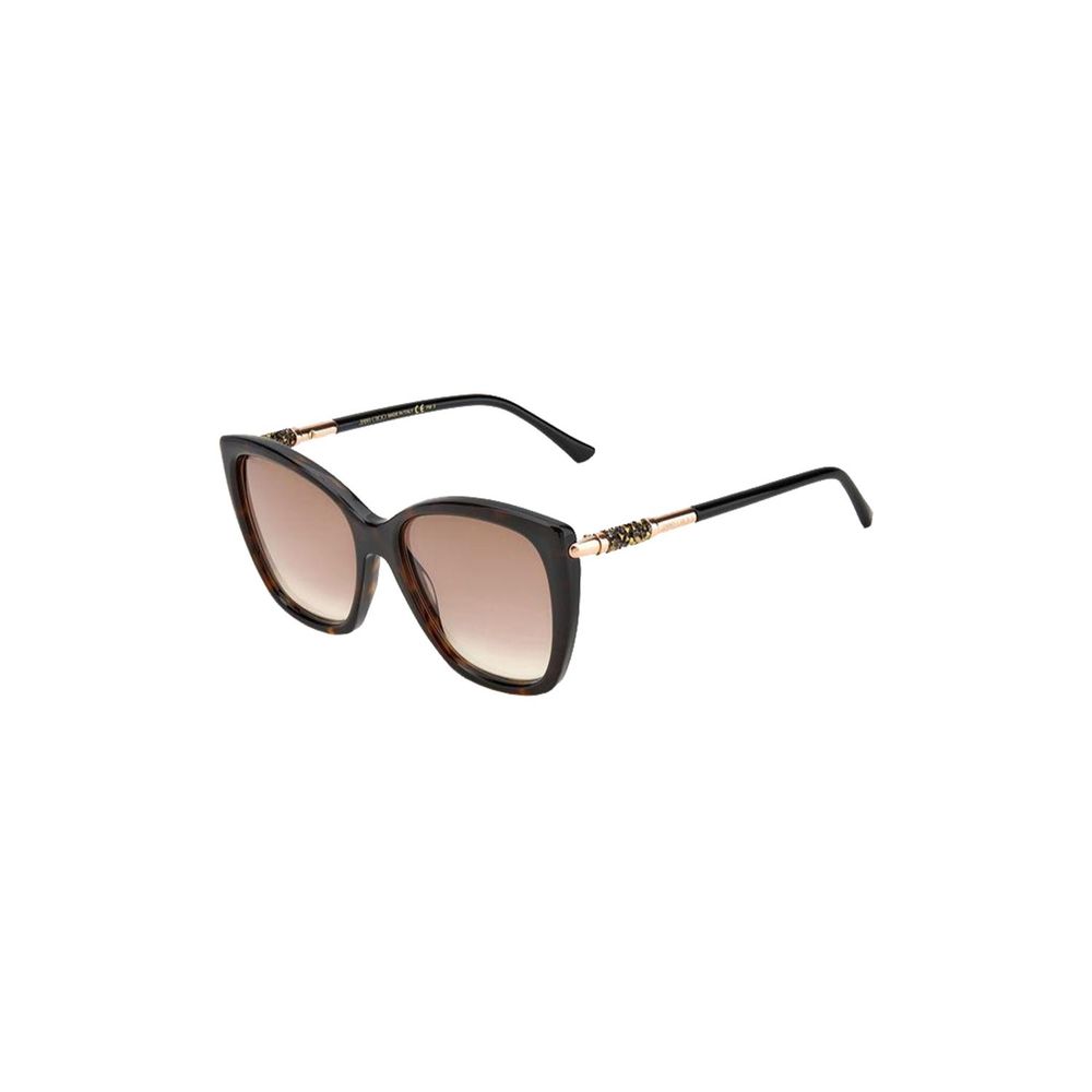Jimmy Choo Brown Plastic Women's Sunglasses