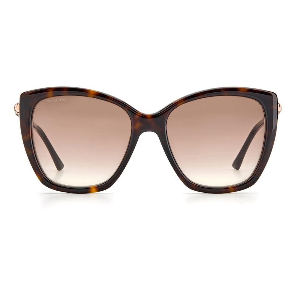 Jimmy Choo Brown Plastic Women's Sunglasses