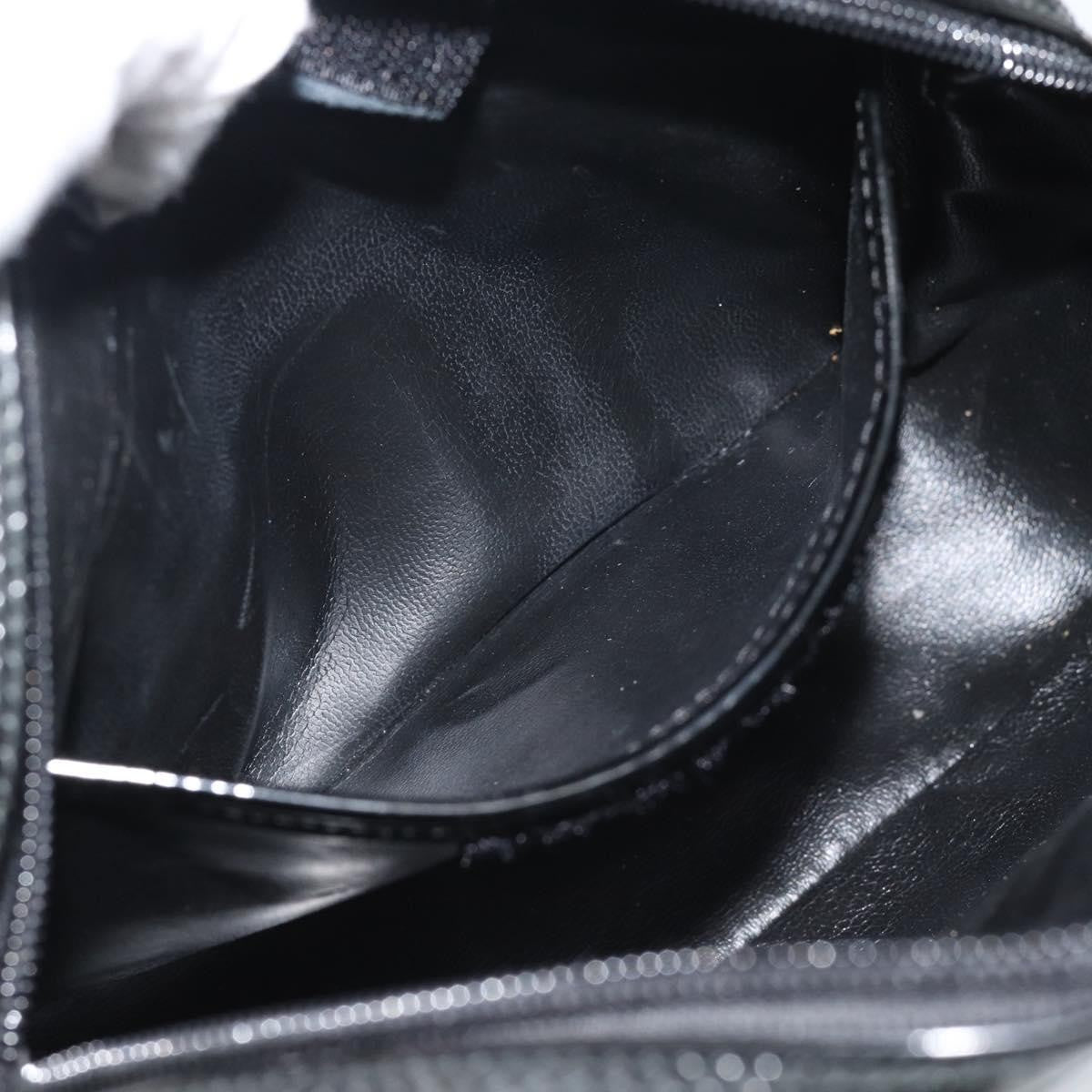 Salvatore Ferragamo Vala Patent Leather Black Patent_Leather Shoulder Bag Bag (Pre-Owned)