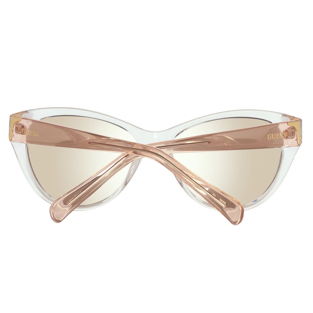 Guess Transparent Plastic Women's Sunglasses
