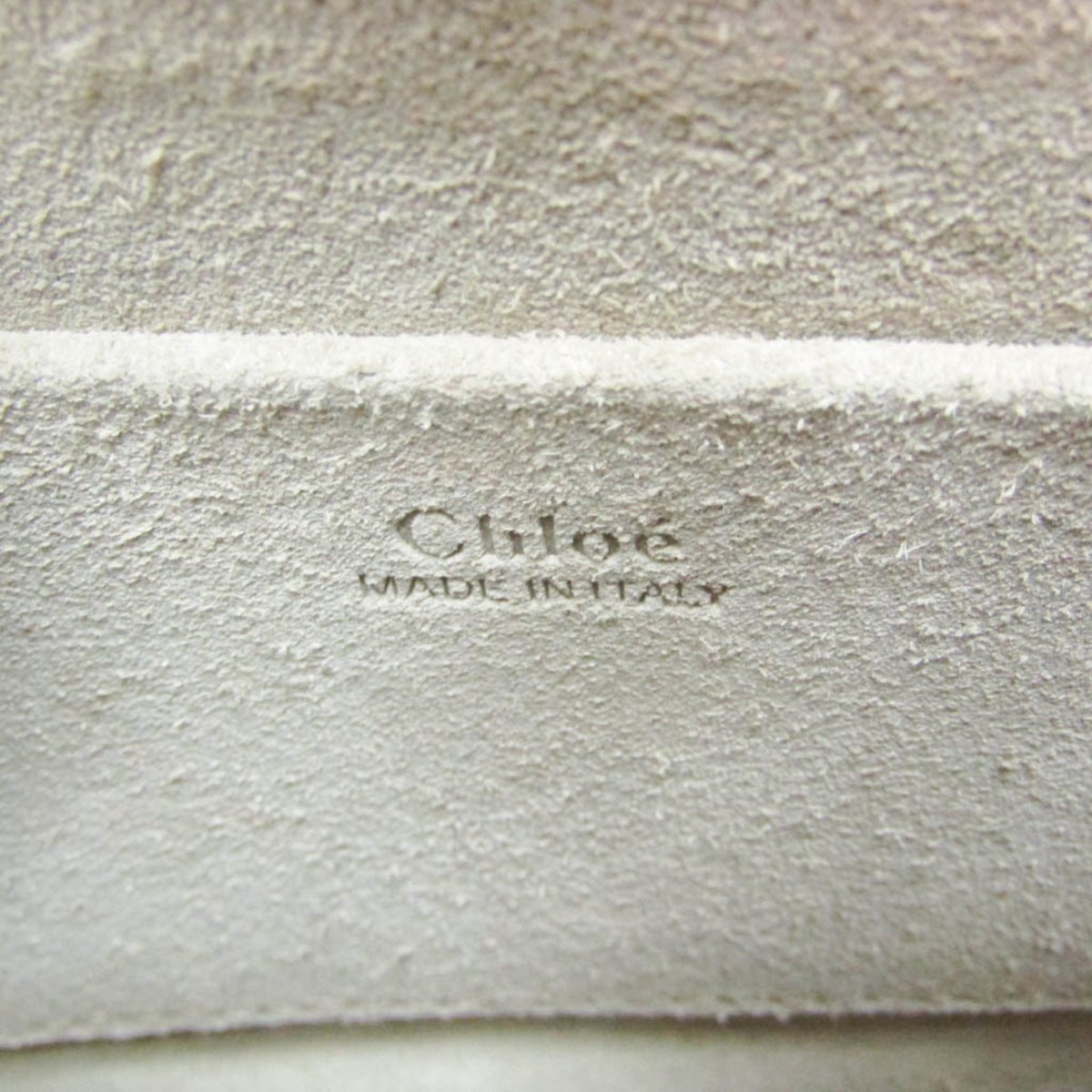 Chloe Nile Leather Orange Leather Shoulder Bag Bag (Pre-Owned)