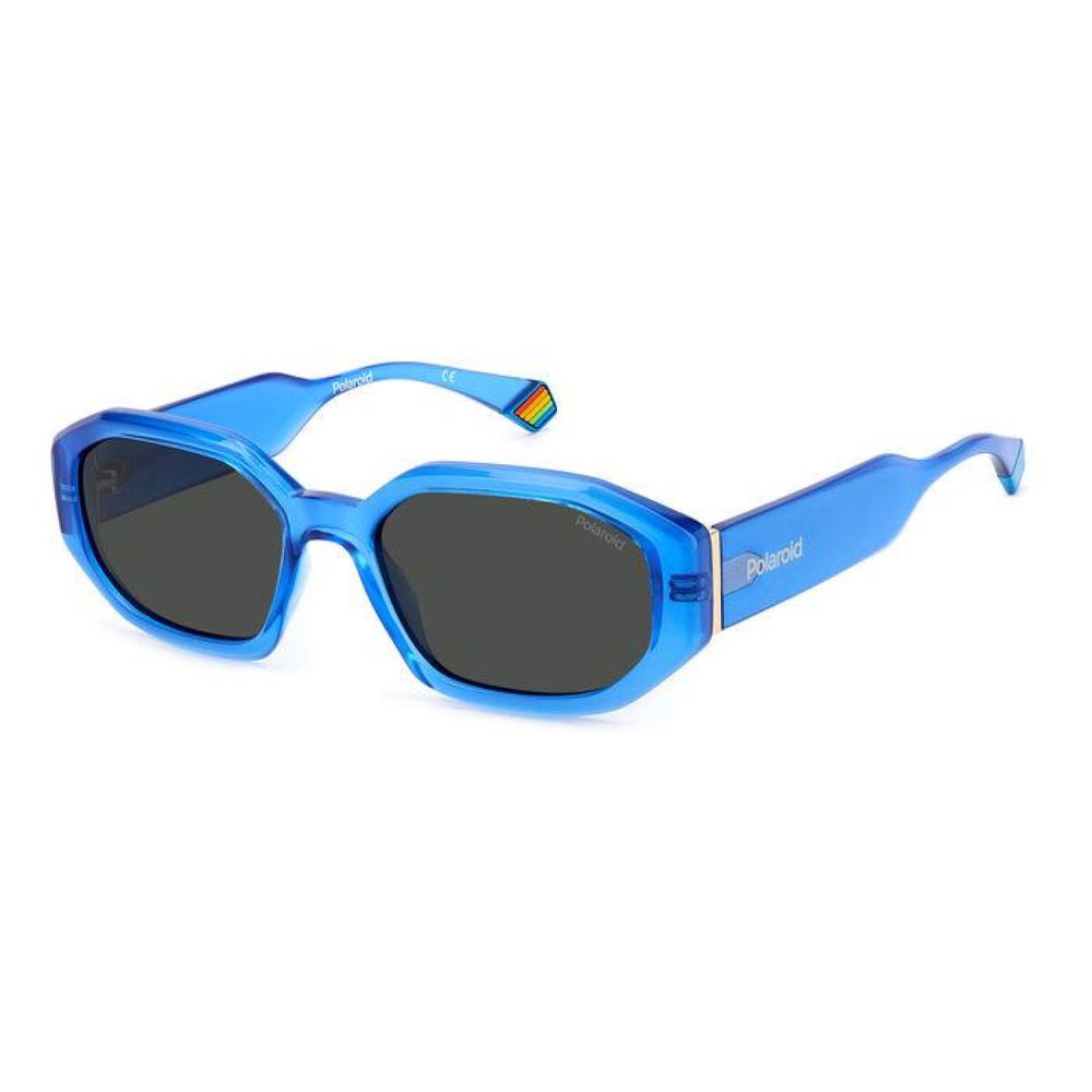 Polaroid Blue Plastic/Plastic Women's Sunglasses