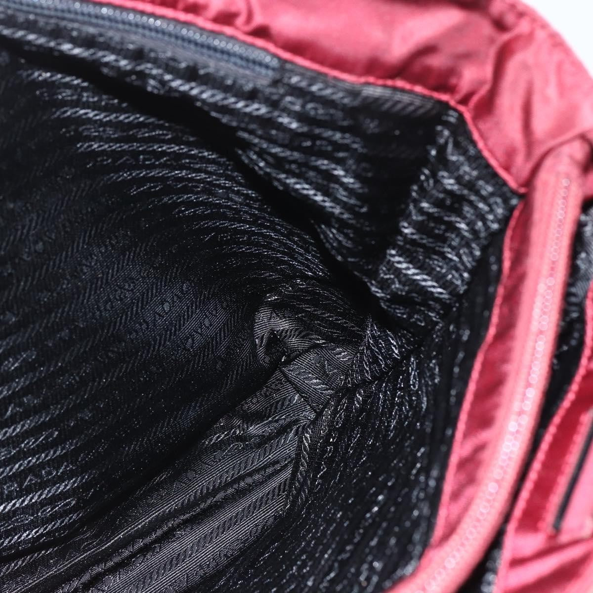 Prada Sport Nylon Red Nylon Tote Bag Bag (Pre-Owned)